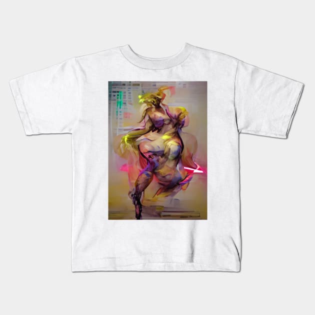 Graceful Dance Poses Kids T-Shirt by rolffimages